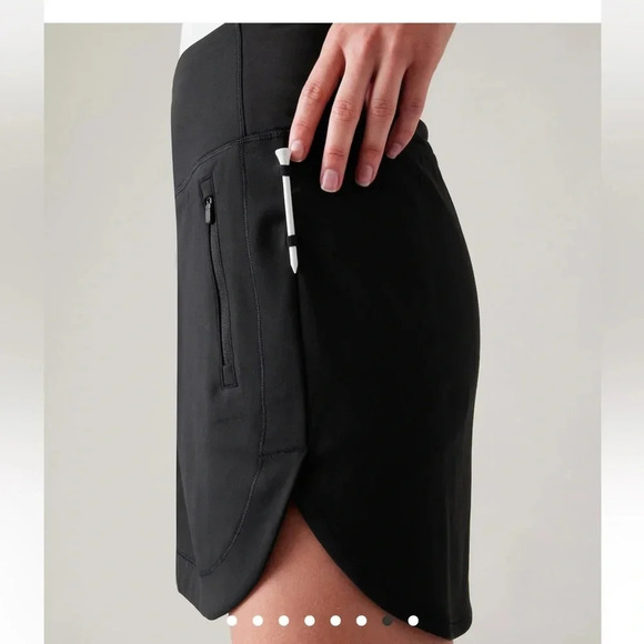ATHLETA black FAIRWAY HIGH RISE GOLF 16 SKORT plus size 2X - Picture 2 of 3